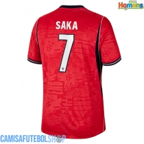 Camisa de time de futebol Inglaterra Bukayo Saka #7 Replicas 2º Equipamento Mundo 2026 Manga Curta
